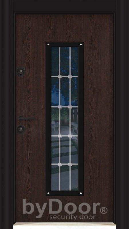 by 4000 Венге отвътре антрацит с термомост  ДЯСНА