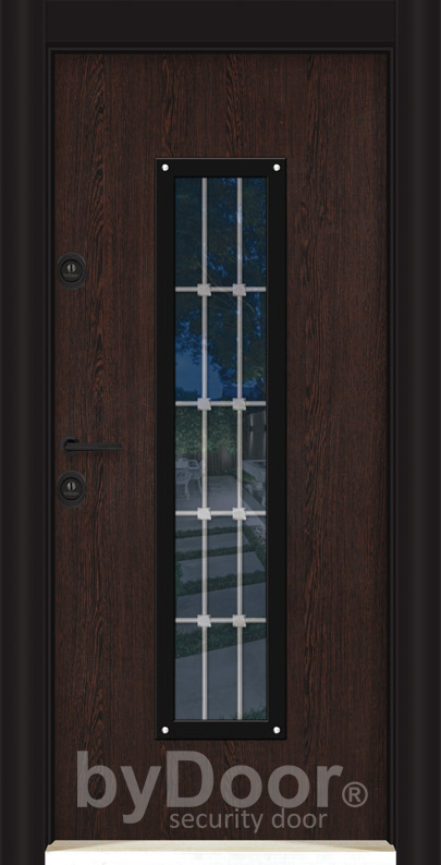 by 4000 Венге отвътре антрацит с термомост  ДЯСНА